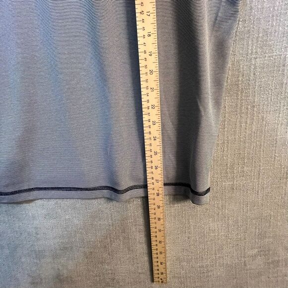 MEN'S BLUE GRAY POLO - COLUMBIA - SHORT SLEEVE - SIZE M Two Tone Striped - Picture 9 of 9